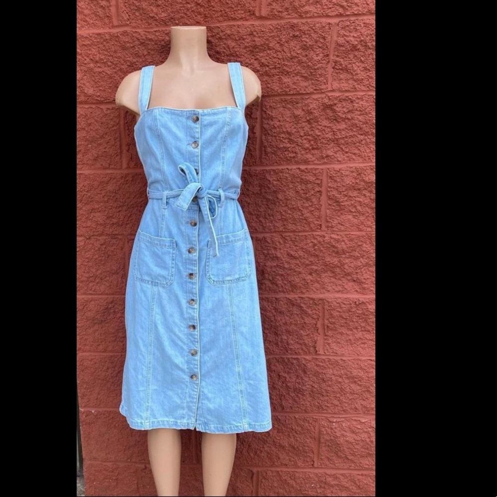Reformation Farrah denim dress